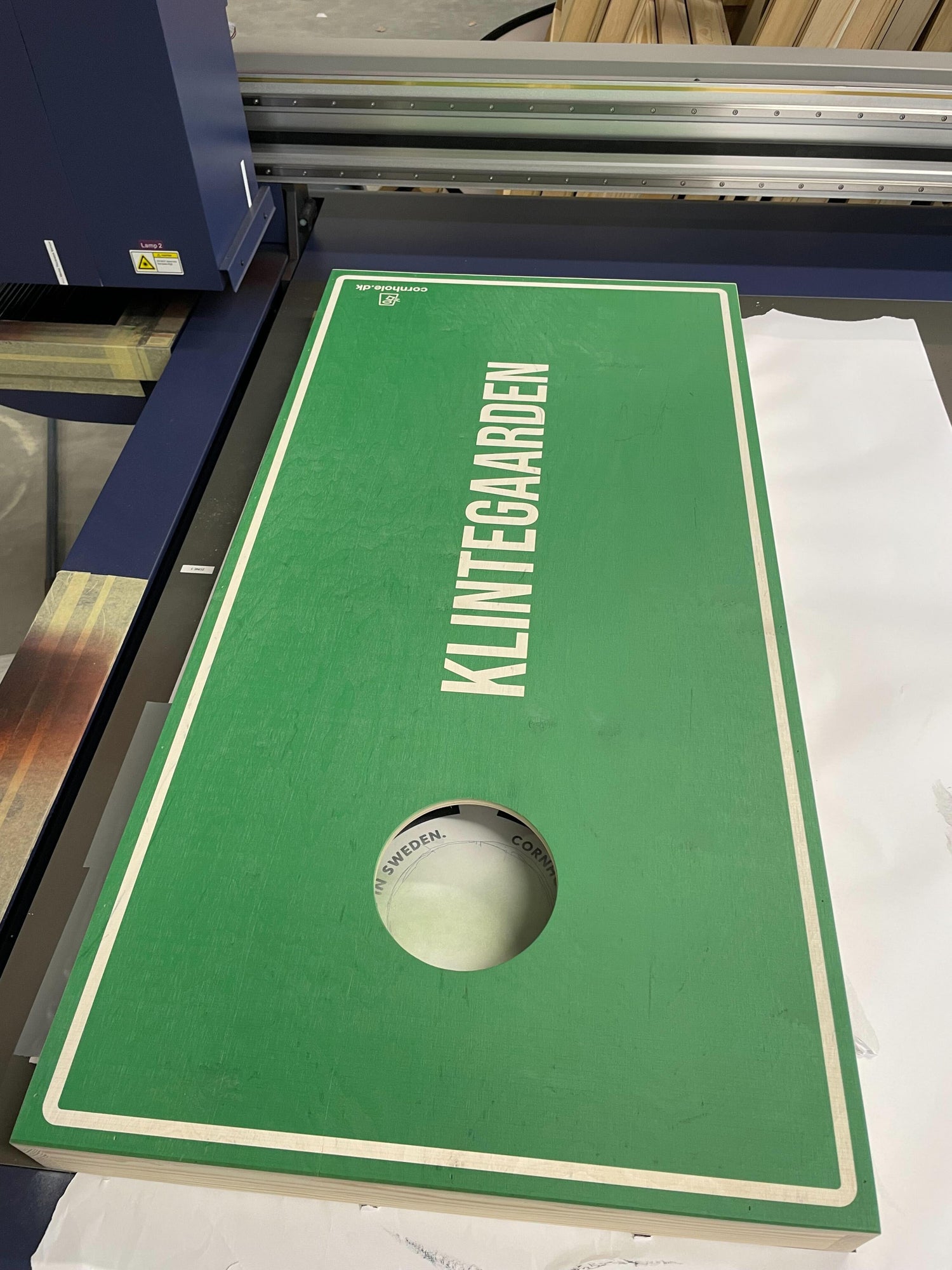 Custom cornhole sĂŠt - Case: Klintegaarden - Cornhole.dk