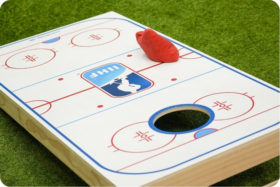 Cornhole til VM i Ishockey 2025 â da cornhole tog over i Herning