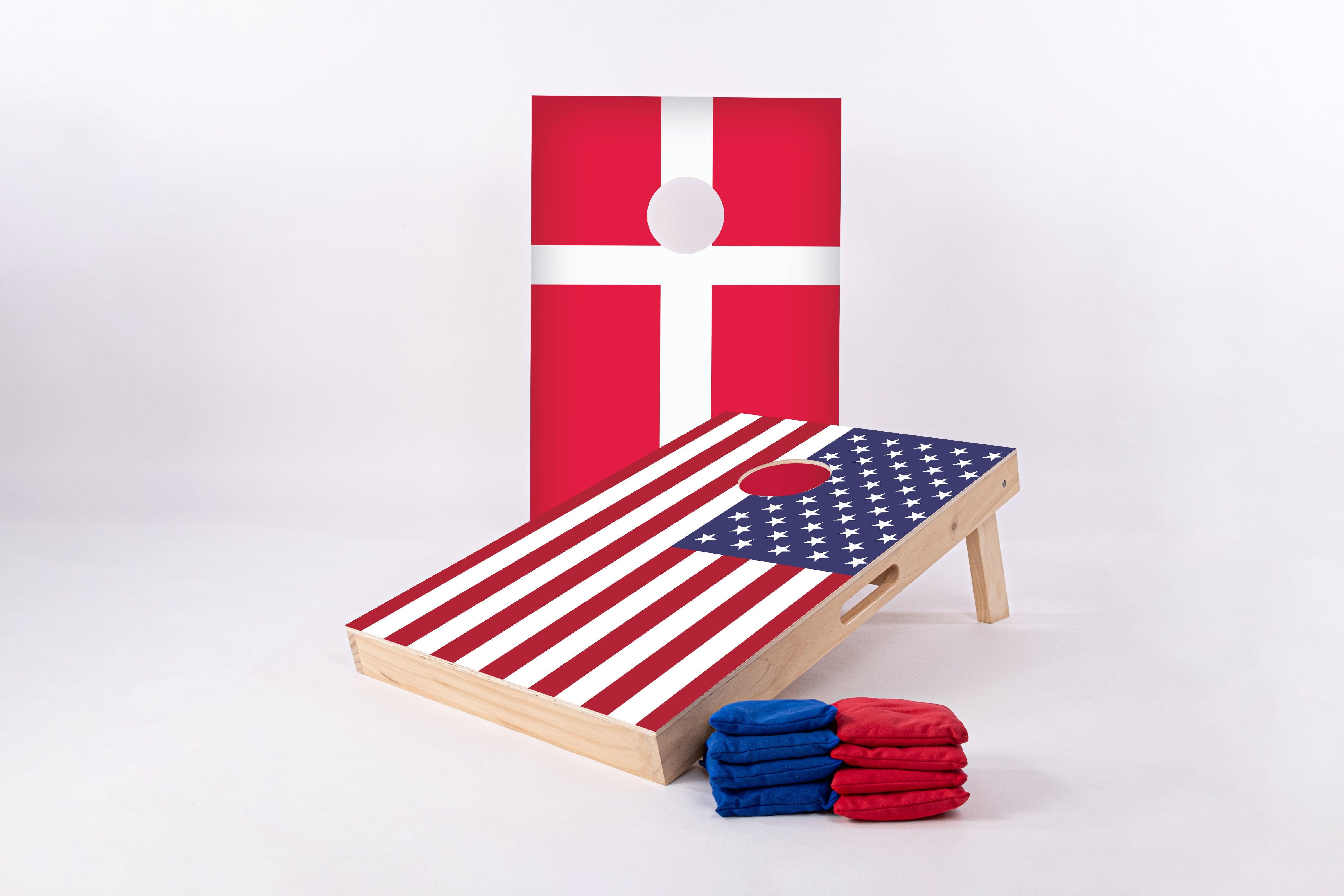 Custom sĂŠt (90x60 cm) - Cornhole.dk