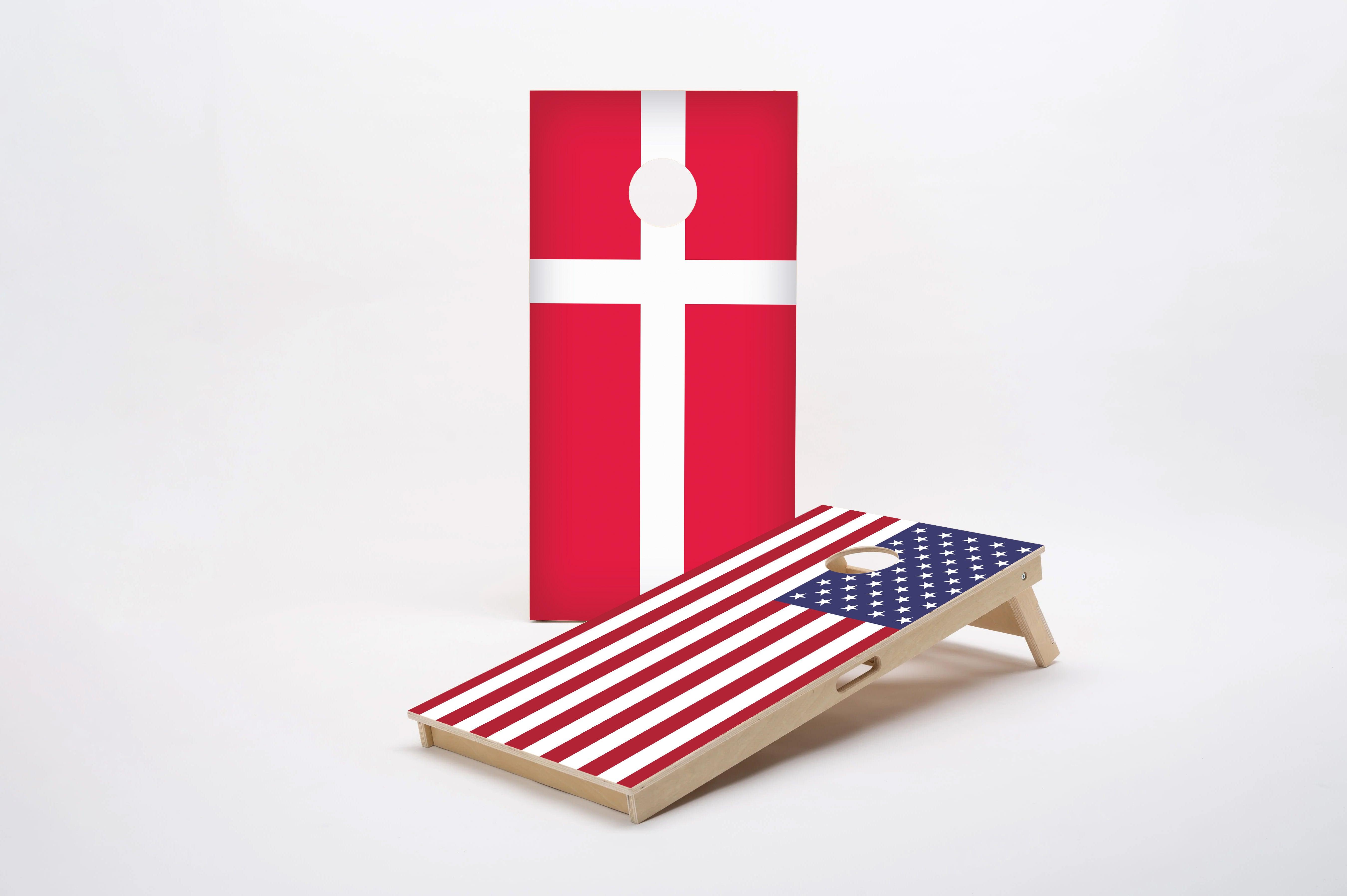 Premium Custom SĂŠt - 120x60 cm - Cornhole.dk
