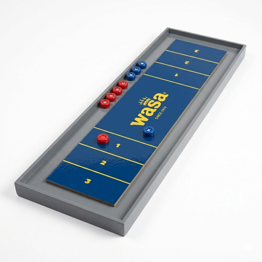 Custom shuffleboard med branding