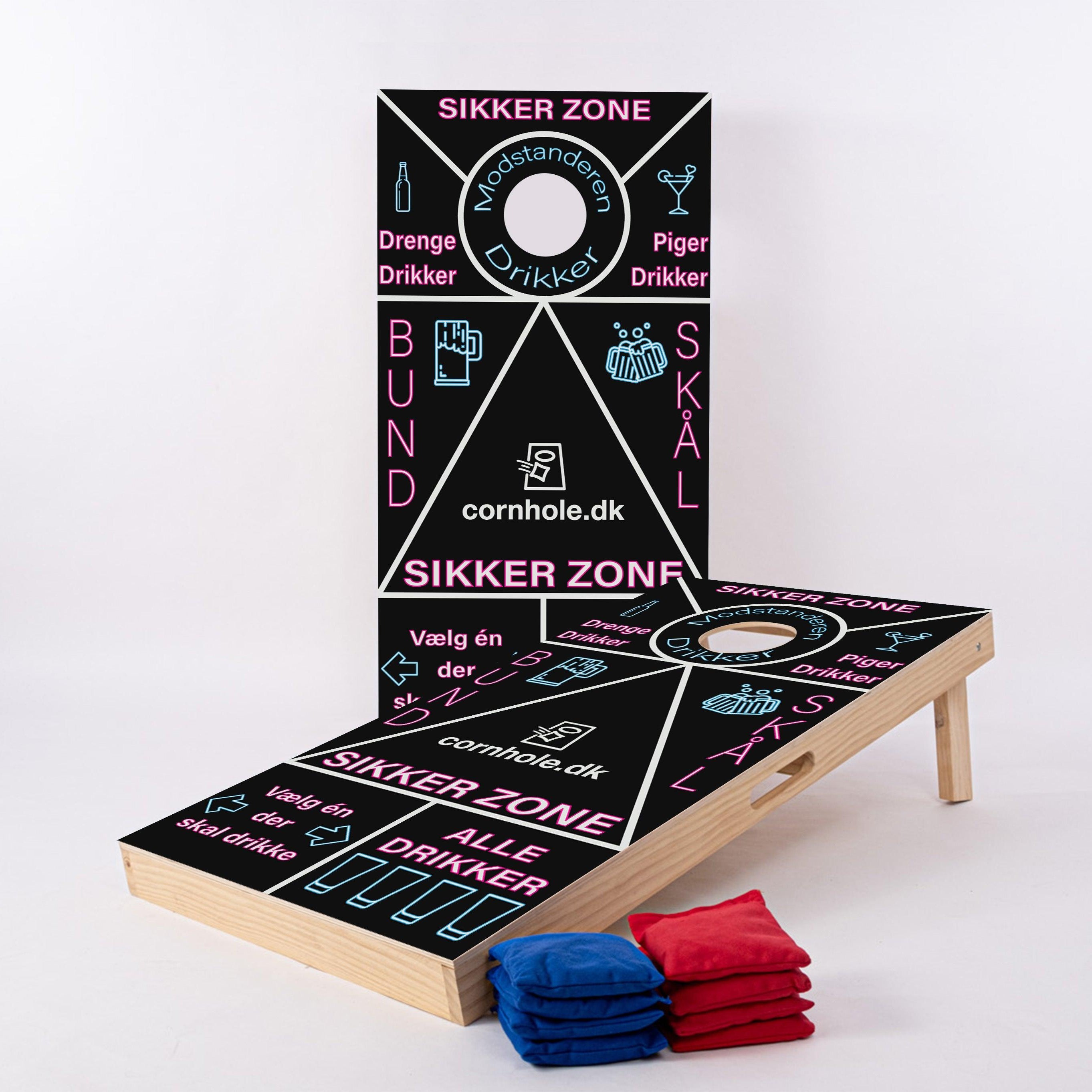 Fest Cornhole Sæt - 120x60 cm (Officielle mål) - Cornhole.dk
