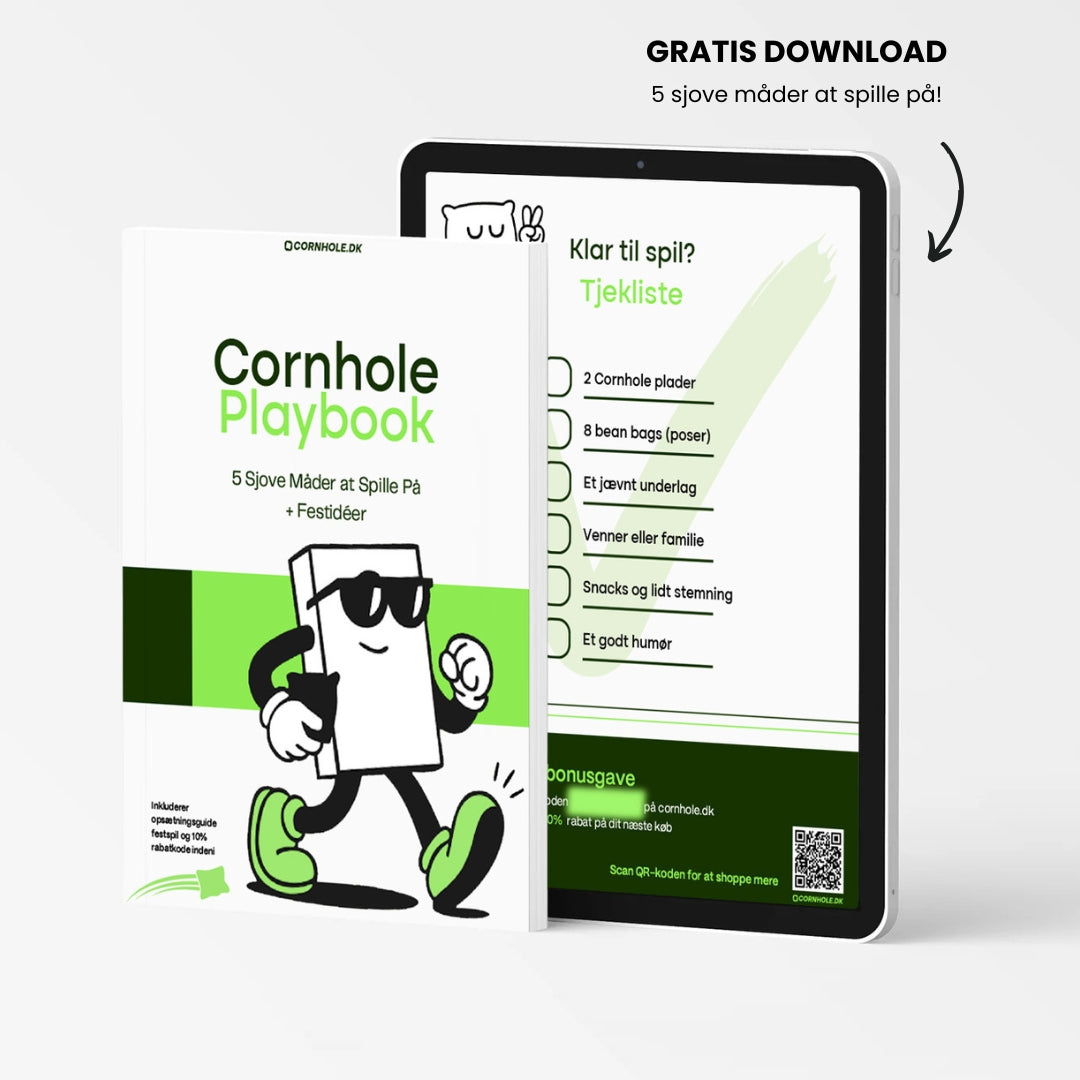 Cornhole Playbook – Sjovere regler, bedre fester, mere grin! (E-bog)